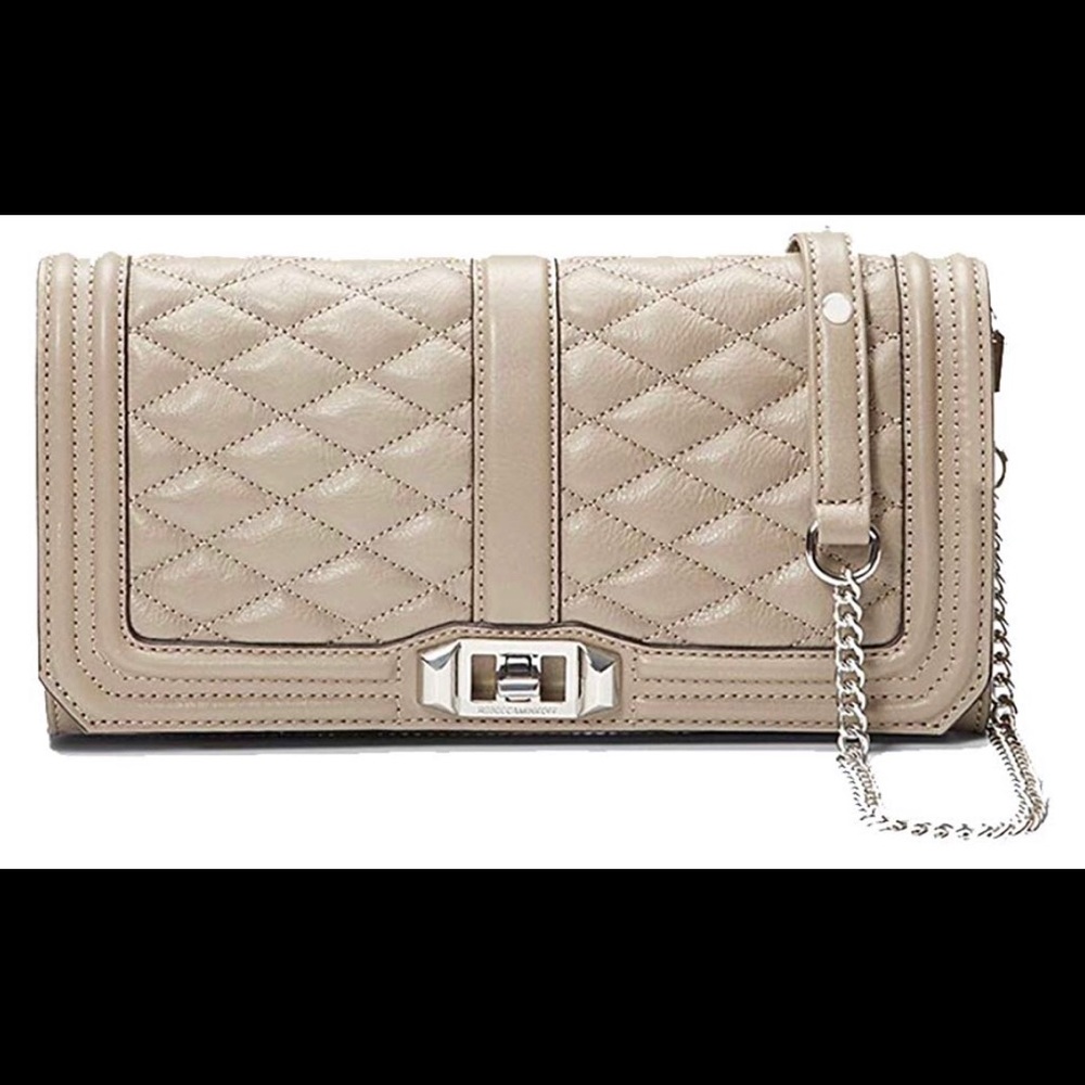 New, never used Rebecca Minkoff Love Clutch